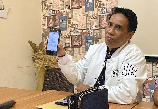 Kuasa Hukum Suhartina, Guntur (Dok: Atri KabarMakassar)