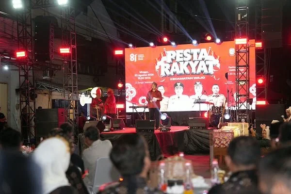 Wali Kota Makassar Munafri Arifuddin saat Menghadiri Pesta Rakyat (Dok: Ist).