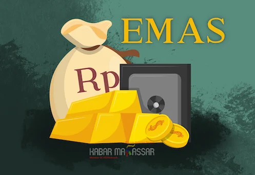 Ilustrasi Emas (Dok : KabarMakassar).