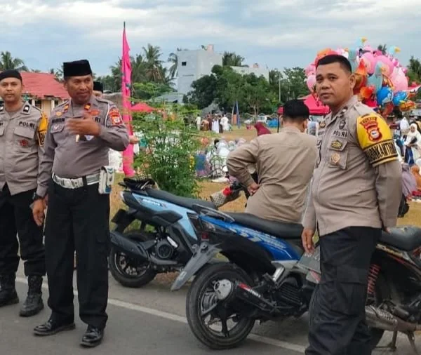 Sejumlah Lokasi Salat Idulfitri di Bulukumba Dikawal Ketat Polisi. (Dk: Ist)
