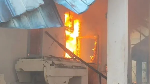 Kebakaran di rumah sakit Syekh Yusuf Kabupaten Gowa. (Dok: Ist)