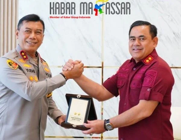 KARAENG PARANI Kakanwil Kemenkumham bersama Kapolda Sulsel