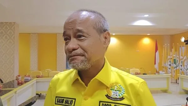 Ketua Harian Golkar Sulsel, Kadir Halid (Dok: Sinta KabarMakassar).