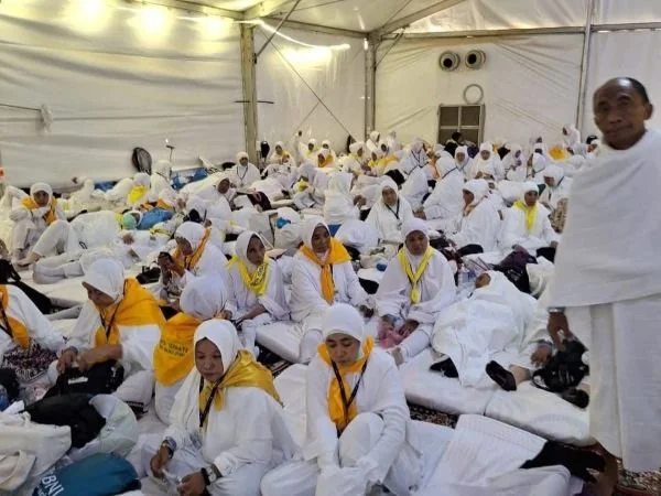 Jemaah Wukuf di Arafah (Dok : ist).