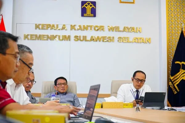 Kanwil Kemenkum Sulsel Susun Buku Panduan Pemeriksaan Notaris (Dok : Ist).