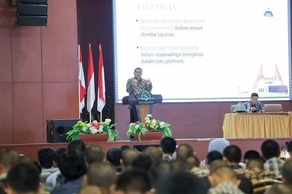 Wali Kota Makassar, Munafri Arifuddin saat Memberikan Sambutan, dalam Forum EISS, (Dok: Ist).