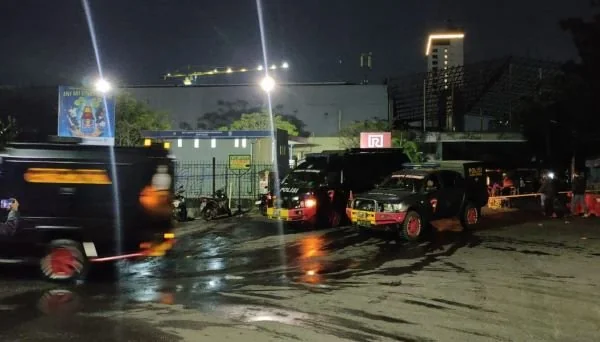 Suasana Hotel Swiss-Beliin Panakkukang saat terjadi kebocoran gas (Dok: Atri KabarMakassar).
