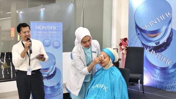 Suasana Beauty Class CitraCosmetic (Dok : Hanifah KabarMakassar).