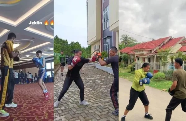 Atlet Tinju Putri Sulbar yang masuk Final Pra Popnas (Dok : Ist).