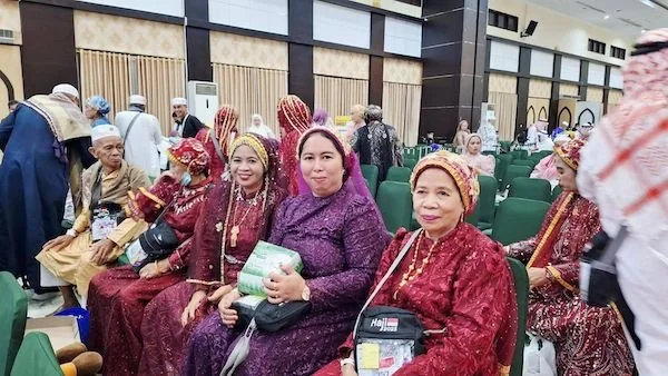 Jemaah Kloter 5 Embarkasi Makassar. Dok. Ist
