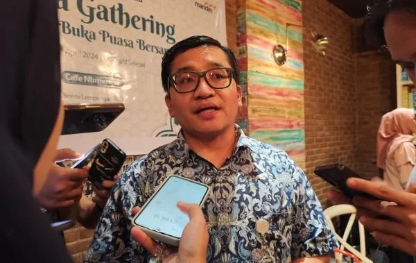 Region Operation Head, Edison Sitomorang, dalam Media Gathering Bank Mandiri Region X Sulawesi & Maluku, Rabu (3/4).
