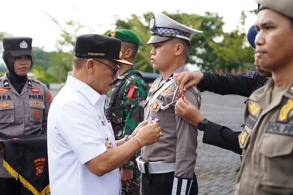 Apel gelar pasukan yang digelar Polda Sulbar (dok: Ist)