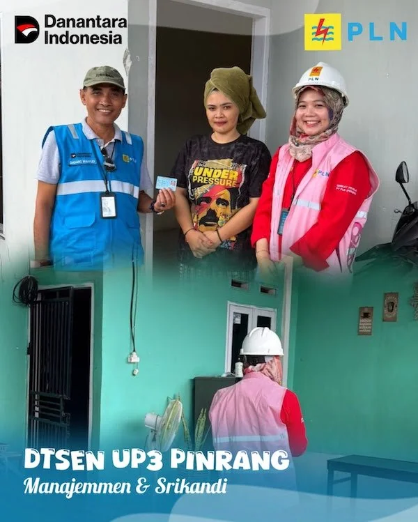 Srikandi PLN UP3 Pinrang Terjun Langsung Lakukan Verifikasi Lapangan DTSEN