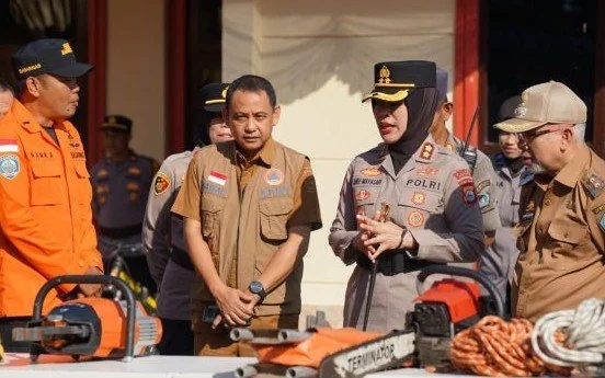Wakil Bupati Bantaeng, H. Sahabuddin, menghadiri Apel Gelar Pasukan (Dok: Ist)