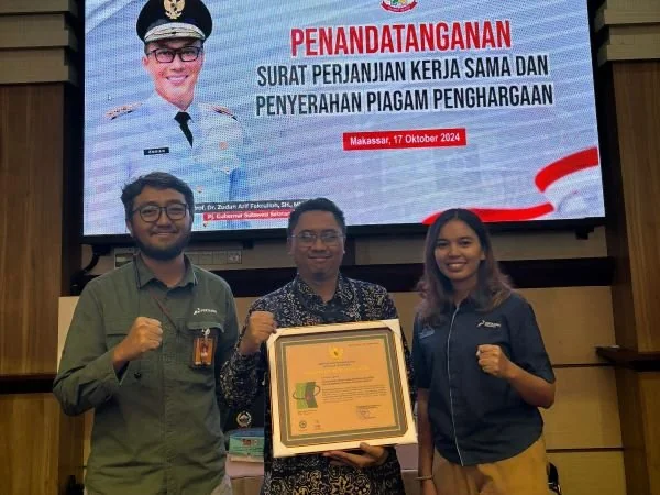 PT Pertamina Patra Niaga Sulawesi meraih penghargaan Zero Accident Tingkat Nasional dari Kementerian Tenaga Kerja (Dok : Ist).