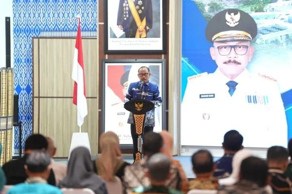 Gubernur Sulbar Suhardi Duka saat menghadiri Musrenbang RKPD Sulbar 2027. (Dok: Ist)