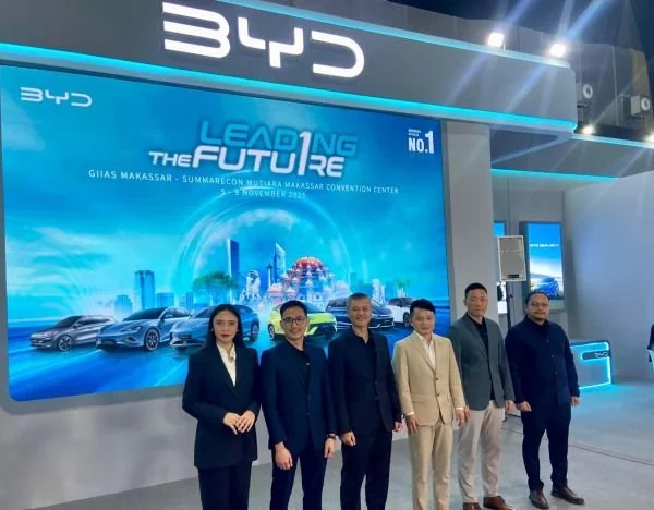 BYD Indonesia hadir di GIIAS Makassar 2025 (Dok: Nofi KabarMakassar)