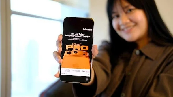 Pre-Order iPhone 17 series oleh Telkomsel dengan paket bundling Halo+ (Dok: Ist)