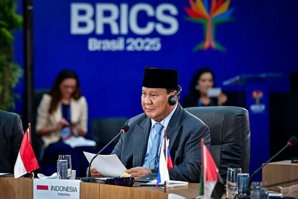 Presiden Republik Indonesia, Prabowo Subianto saat menghadiri KTT BRICS 2025 (Dok: Int)