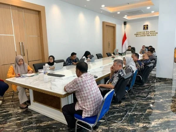 Kanwil Kemenkum Sulsel Beri Sejumlah Penyempurnaan. Dok. Ist