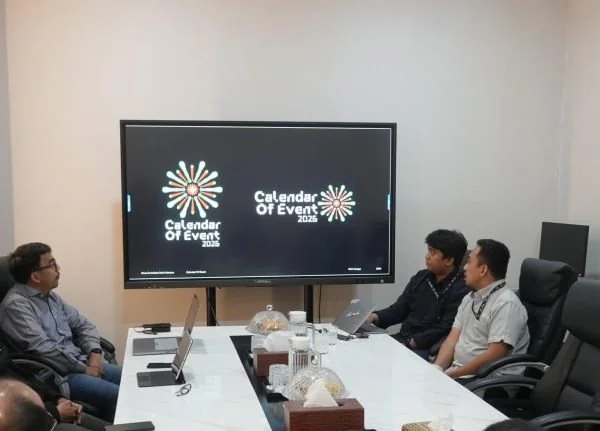 Penampakan Awal Sketsa Logo Calendar of Event Kota Makassar, (masih tahap revisi), (Dok: KabarMakassar).