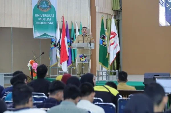 Wali Kota Makassar, Munafri Arifuddin saat Memberikan Sambutan di Youthpreneur Fest 2025, (Dok: Ist).