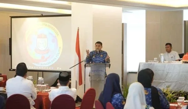 Wali Kota Makassar Munafri Arifuddin saat Membuka Workshop Peningkatan Kapasitas Organisasi, (Dok: Sinta KabarMakassar).