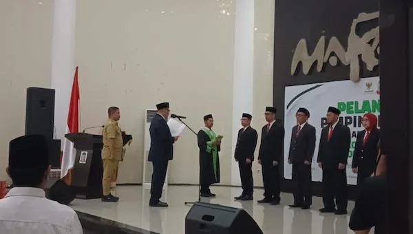 Suasana Pelantikan BAZNAS Kota Makassar (Dok: Sinta KabarMakassar).