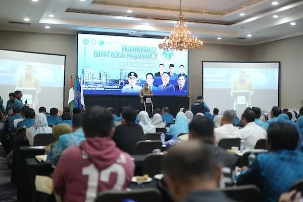 Wali Kota Makassar, Munafri Arifuddin saat Sambutan di DPP IKA Unismuh Makassar, (Dok: Ist).