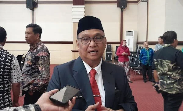 Kepala Dinas Perpustakaan dan Kearsipan Sulawesi Selatan di Kantor Gubernur (Dok: Nofi KabarMakassar)