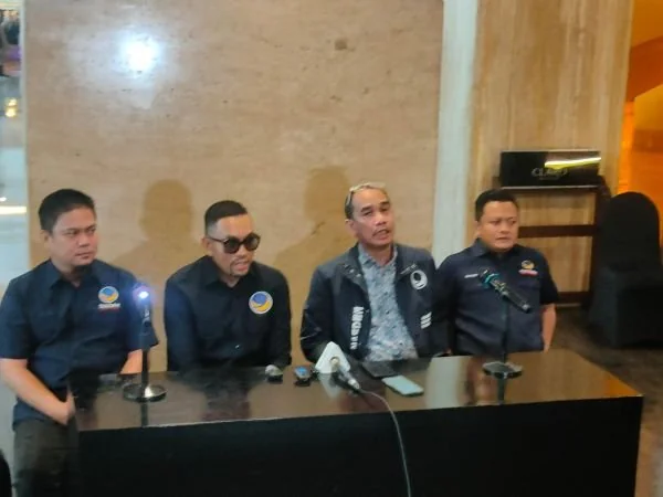 Konferensi pers Partai NasDem terkait penangkapan Bupati Kolaka Timur (Dok: Ist)