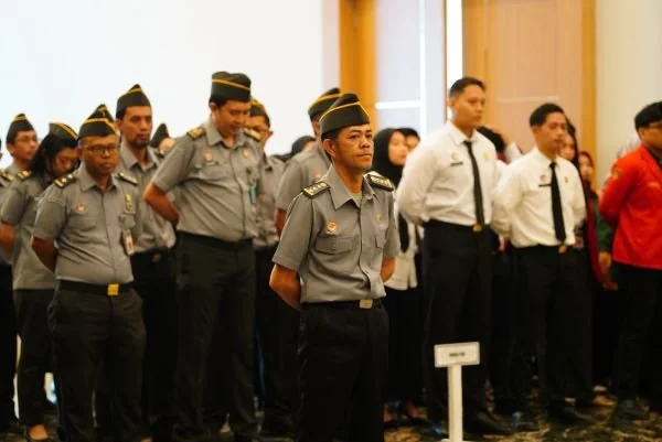 Apel Pegawai Kantor Wilayah Kementerian Hukum Sulawesi Selatan (Kanwil Kemenkum Sulsel) (Dok : Ist).