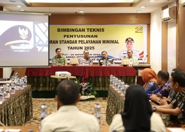 Bimbingan Teknis Penyusunan Laporan Standar Pelayanan Minimal Tahun 2025 (Dok: Ist).