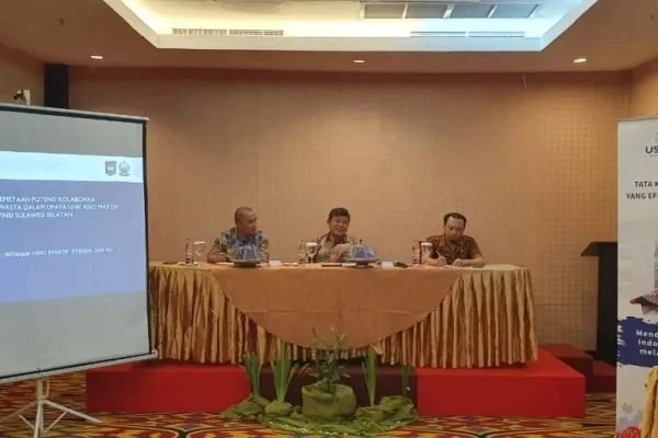 Bappelitbangda Sulawesi Selatan (Sulsel) bersama USAID Erat menggelar forum diskusi untuk memetakan potensi kolaborasi antara Sekolah Menengah Kejuruan (SMK) dan sektor swasta.