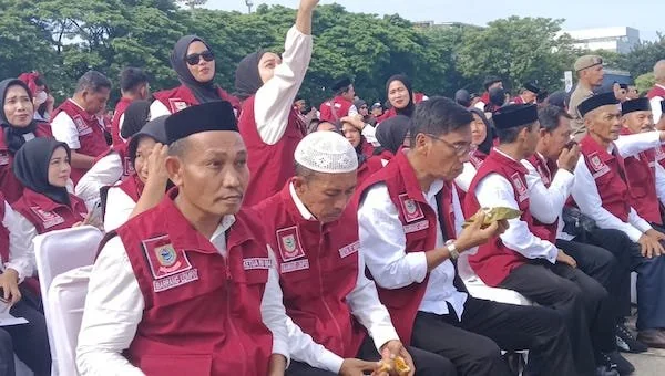 Suasana Pelantikan RT/RW Kota Makassar, (Dok: Sinta KabarMakassar).