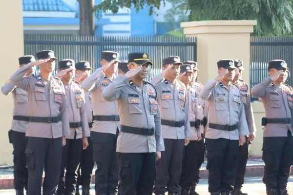 Personel Polri untuk pengamanan (Dok : Ist).