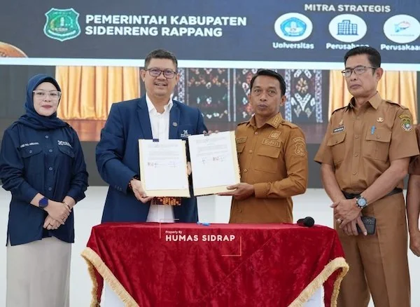 Pemkab Sidrap teken MoU dengan Politeknik Nusantara Makassar (dok. Ist)