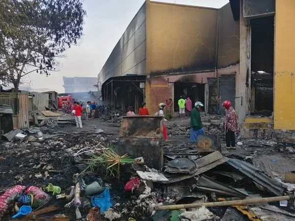 Kondisi Pasar Karisa Jeneponto (Dok : ist)