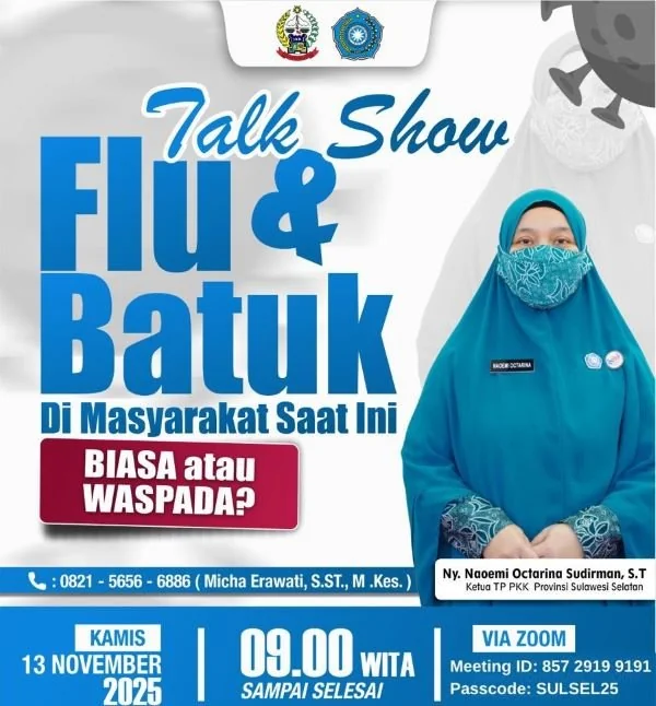Flyer Talk Show, Pokja IV PKK Sulsel. Dok. Ist