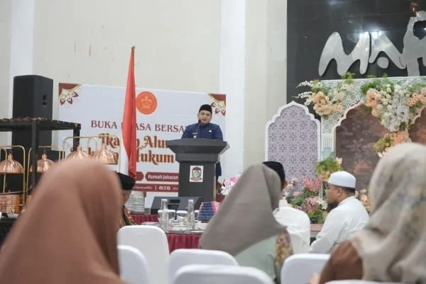 Wali Kota Makassar, Munafri Arifuddin saat Memberikan Sambutan di IKAPTK Kota Makassar, (Dok: Ist).