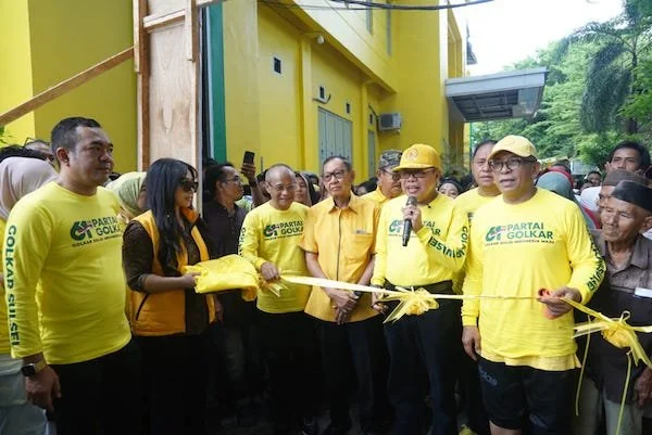Ketua DPD I Partai Golkar Sulawesi Selatan, Taufan Pawe (pegang mic), (Dok: Ist).