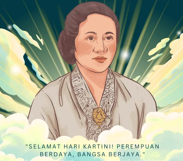 Ilustrasi Kartini (Dok : KabarMakassar)