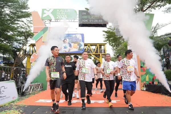 Wali Kota Makassar, Munafri Arifuddin di Ajang Kalla Run 2025, (Dok: Ist).