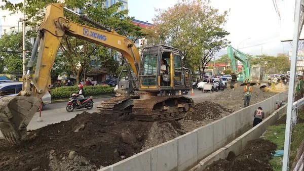 Pengerjaan ruas jalan Aroepala (dok. Ist)