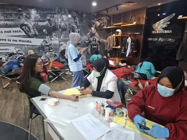 Astra Motor Sulsel gelar aksi donor darah (Dok: Ist)