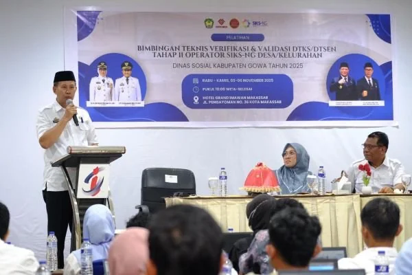 Bimtek Pendidikan dan Pelatihan Verifikasi serta Validasi DTSEN, (Dok: Ist).