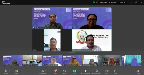 Sosialisasi Sertifikasi Halal untuk Instalasi Gizi RS dan Puskesmas (Dok : Ist).