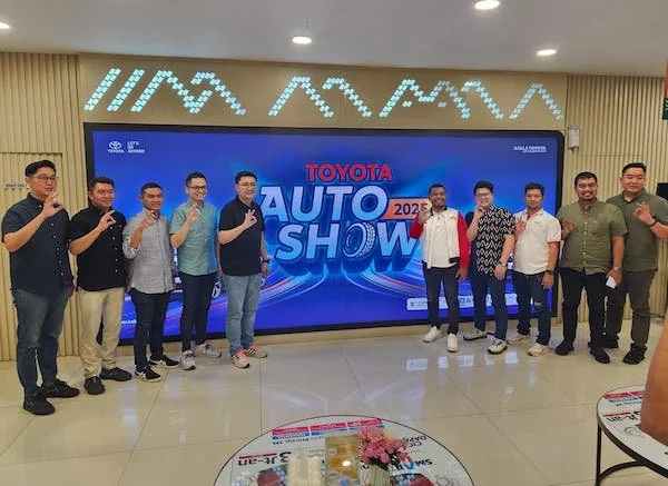 Konferensi pers Toyota Auto Show 2025 di Mal Ratu Indah (Dok: Nofi KabarMakassar)