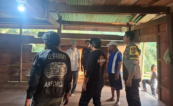 Tempat Kejadian Perkara gantung diri di Tommo saat didatangi Polisi(dok:ist)