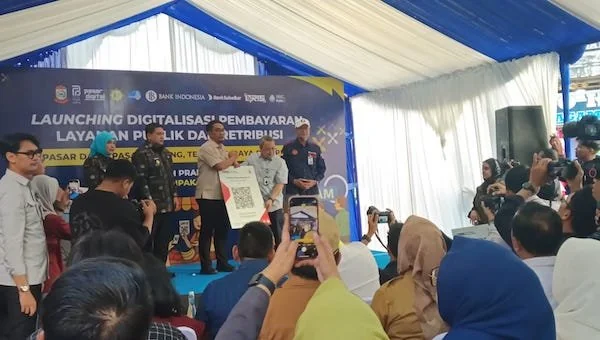 Pemkot Makassar Melaunching Pembayaran Berbasis Qris, (Dok: Sinta Kabar Makassar).